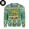 TMNT Teenage Mutant Ninja Turtles Horror Halloween Mask 2023 Ugly Christmas Sweater