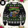 TMNT Teenage Mutant Ninja Turtles Pine Tree And Stars 2023 Ugly Christmas Sweater