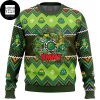 TMNT Teenage Mutant Ninja Turtles Pizza Dude Got 30 Seconds Reindeer Pattern 2023 Ugly Christmas Sweater