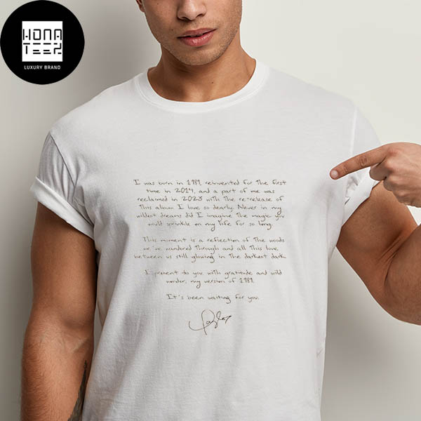 Taylor Swift 1989 Taylors Version A Letter For Fans Classic T-Shirt