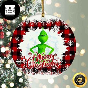 The Grinch Angry Merry Christmas 2023 Christmas Ornament