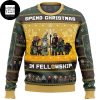 The Lord Of The Rings Snowflakes Pattern 2023 Ugly Christmas Sweater