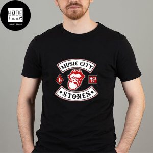 The Rolling Stones Music City Stones Motorcycle Club Fan Gifts Classic T-Shirt