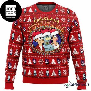 The Simpsons Fa-La-La-La Futurama 2023 Ugly Christmas Sweater