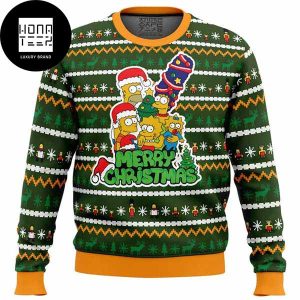 The Simpsons Family Tradition 2023 Ugly Christmas Sweater