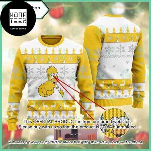 The Simpsons Homer Simpson Hey 2023 Ugly Christmas Sweater