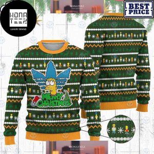 The Simpsons Marge Simpson With Adidas Logo Hair 2023 Ugly Christmas Sweater