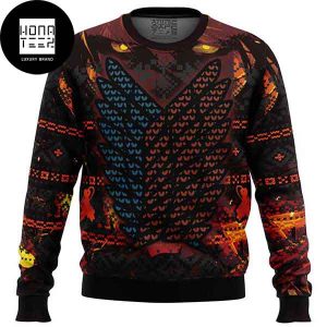 Attack On Titan Black 2023 Ugly Christmas Sweater