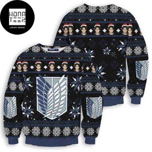 Attack On Titan Levi Ackerman Anime Fans 2023 Ugly Christmas Sweater