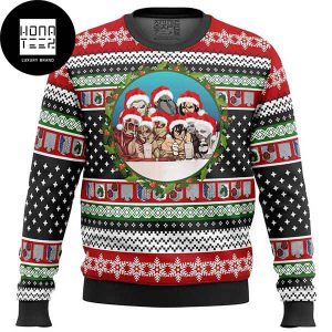 Attack On Titan Nine Titans 2023 Ugly Christmas Sweater