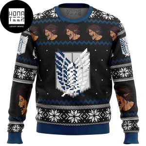 Attack On Titan Survery Corps 2023 Ugly Christmas Sweater