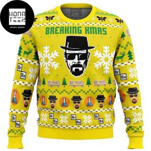 Breaking Bad Breaking Xmas 2023 Ugly Christmas Sweater