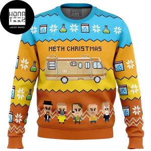 Breaking Bad Methy Christmas 2023 Ugly Christmas Sweater