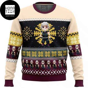 Demon Slayer Anime Chibi Xmas Tengen Uzui 2023 Ugly Christmas Sweater