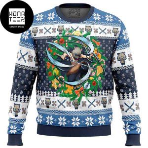 Demon Slayer Anime Christmas Hashibira Inosuke 2023 Ugly Christmas Sweater