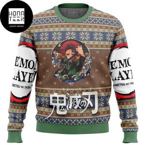 Demon Slayer Anime Signature 2023 Ugly Christmas Sweater