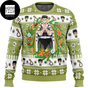 Demon Slayer Anime Xmas Gyomei Himejema 2023 Ugly Christmas Sweater