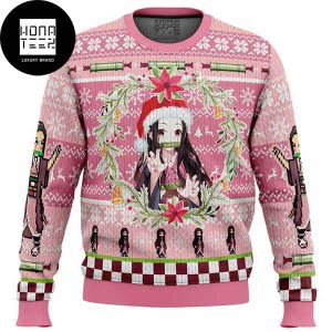 Demon Slayer Anime Xmas Nezuko Kamado 2023 Ugly Christmas Sweater