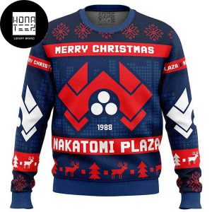 Die Hard Nakatomi Plaza Merry Xmas 2023 Ugly Christmas Sweater