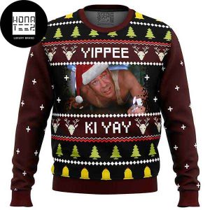 Die Hard Yippee Ki Yay Xmas Gifts 2023 Ugly Christmas Sweater