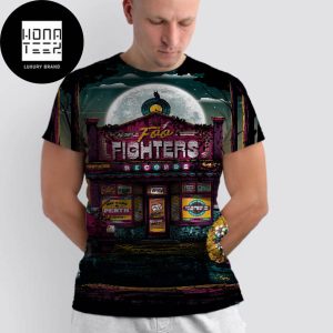 Foo Fighters 29 November 2023 HBF Park Perth WA Fan Gifts All Over Print Shirt