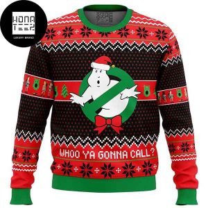 Ghostbusters Logo Christmas 2023 Ugly Christmas Sweater