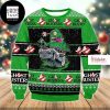 Ghostbusters Slimer Wearing Christmas Hat 2023 Ugly Christmas Sweater