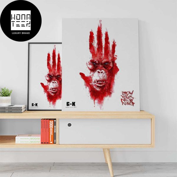 Godzilla X Kong The New Empire April 12 2024 Fan Gifts Home Decor Poster Canvas