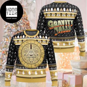 Gravity Falls Bill Cipher Xmas Gifts 2023 Ugly Christmas Sweater