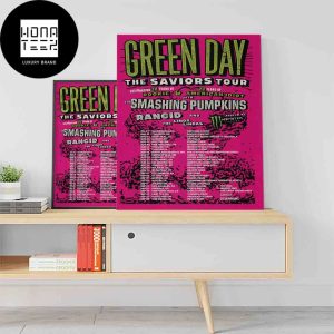 Green Day The Saviors Tour 2024 Fan Gifts Home Decor Poster Canvas