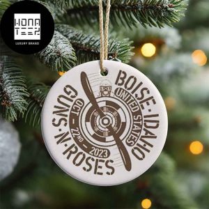 Guns N Roses Boise Idaho October 22nd 2023 Xmas Gifts 2023 Christmas Ornament