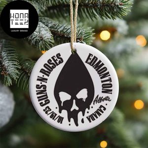 Guns N Roses Edmonton Canada October 19 2023 Xmas Gifts 2023 Christmas Ornament