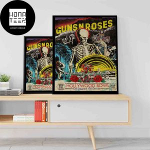 Guns N Roses Hollywood Bowl Los Angeles California November 01 02 2023 Fan Gifts Home Decor Poster Canvas