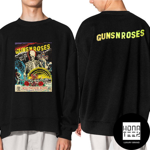 Guns N Roses Hollywood Bowl Los Angeles California November 01 02 2023 Fan Gifts Two Sides Shirt