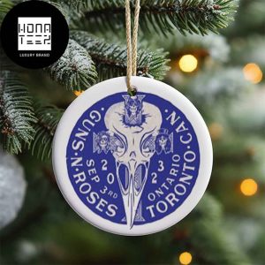 Guns N Roses Ontario Toronro CAN September 3rd 2023 Xmas Tree Decoration 2023 Christmas Ornament