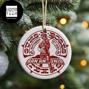 Guns N Roses San Antonio Texas September 26th 2023 Xmas Gifts 2023 Christmas Ornament