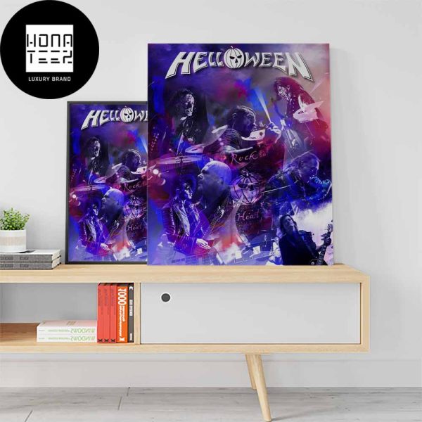 Helloween Band United Forces Tour Fan Gifts Home Decor Poster Canvas