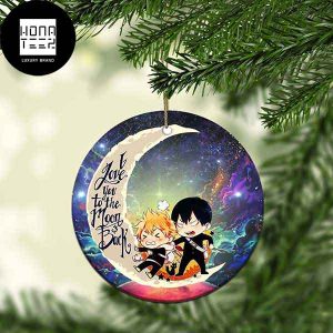 I Love You To The Moon And Back Haikyuu Hinata 2023 Christmas Ornament