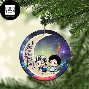 I Love You To The Moon And Back Haikyuu Shinsuke Kita 2023 Christmas Ornament