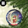 I Love You To The Moon And Back Jack and Sally Dancing 2023 Christmas Ornament