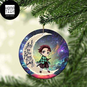 I Love You To The Moon And Back Tanjirou 2023 Christmas Ornament