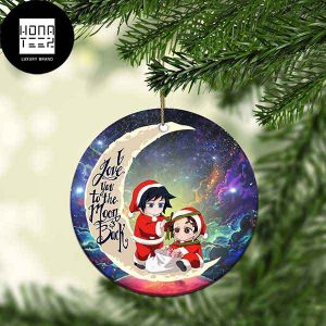 I Love You To The Moon And Back Tanjirou X Muichirou 2023 Christmas Ornament