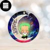 I Love You To The Moon And Back Zoro One Piece 2023 Christmas Ornament