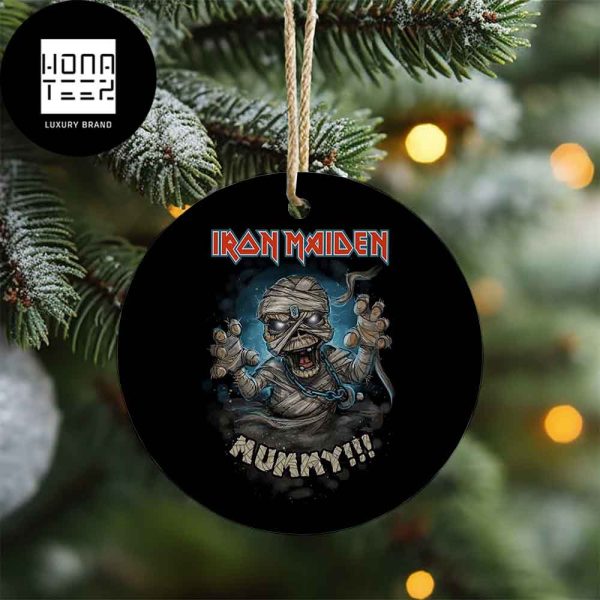Iron Maiden Mummy Logo Christmas Tree Decoration 2023 Christmas Ornament