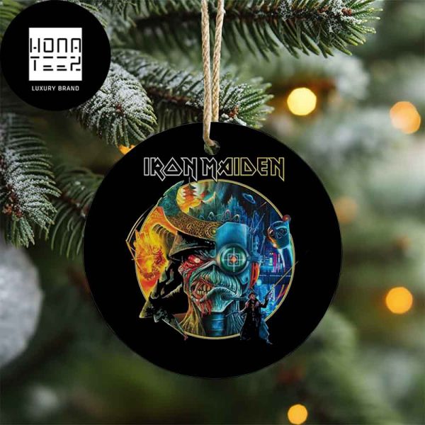 Iron Maiden The Future Past Tour 2023 Christmas Ornament