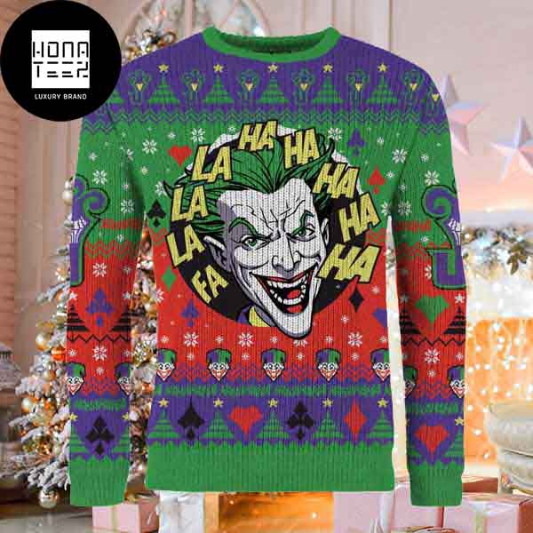 Joker FaLaHa Have A Jolly  Christmas 2023 Ugly Christmas Sweater