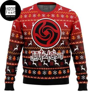 Jujutsu Kaisen Bottons Symbol 2023 Ugly Christmas Sweater