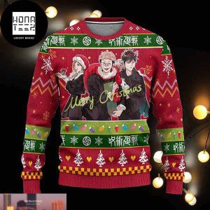 Jujutsu Kaisen Xmas Santa 2023 Ugly Christmas Sweater