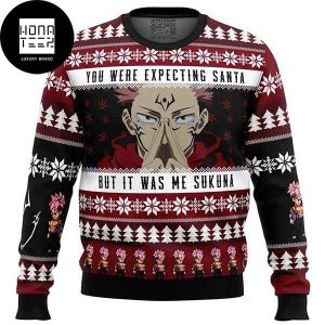 Jujutsu Kaisen You Were Expecting Santa Sukuna Xmas Gifts 2023 Ugly Christmas Sweater