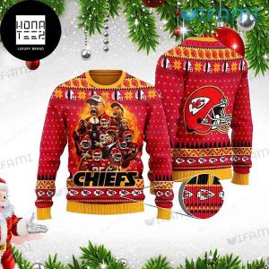 Kansas City Chiefs Andy Reid Team 2023 Ugly Christmas Sweater